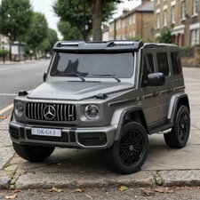 Двухместный детский электромобиль M 5880EBLR-11(24V) Mercedes серый